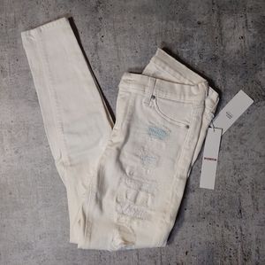 Hudson Distressed Skinny Jeans